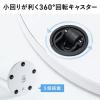 【アウトレット】モニタースタンド 床置き 32インチ キャスター付 ガス圧モニター 高さ調整 耐荷重10kg
