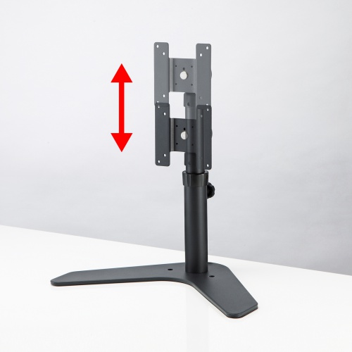 モニタスタンド 卓上モニタースタンド(回転・高さ調整付き) CR-LAD1110BK