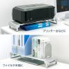 モニター台(卓上・アルミ・USB3.0・3段階高さ調整・キーボード収納・耐荷重20kg)