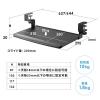 【アウトレット】キーボードスライダー キーボードトレー 後付け クランプ固定 高さ調整対応 小さめ ホワイト