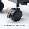 CPUスタンド デスクトップ用 耐荷重50kg スチール製 ゲーミングPC パソコンラック パソコンスタンド キャスター付き ほこり対策 幅・奥行き無段階調整