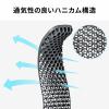 ハニカムリストレスト Lサイズ 幅44.5cm キーボード用 グレー