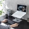 【アウトレット】ノートパソコンクーラー 冷却パッド 冷却台アルミ 静音ファン 角度調整 タブレットスタンド