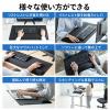 【アウトレット】超大型リストレスト付きマウスパッド(キーボード/マウス用・疲労軽減)