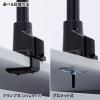 【アウトレット】水平多関節液晶モニターアーム(上下2面・VESA対応・クランプ/グロメット式)