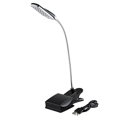 USBクリップ式LEDライト(乾電池・USB電源対応)