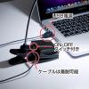 USBクリップ式LEDライト(乾電池・USB電源対応)