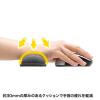 【アウトレット】キーボード用リストレスト(クッション入り・Sサイズ・グレー)