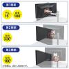 【アウトレット】高耐荷重モニターアーム(耐荷重20kg・水平可動・クランプ式・H700・ホワイト)