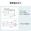 3WAYフットレスト 極厚クッション 14段階高さ調整 角度調整 オットマン デスク用 足置き台 折りたたみ ブラック