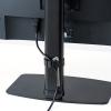 液晶モニターアーム(耐荷重6kg・垂直可動・スタンド式・ブラック)