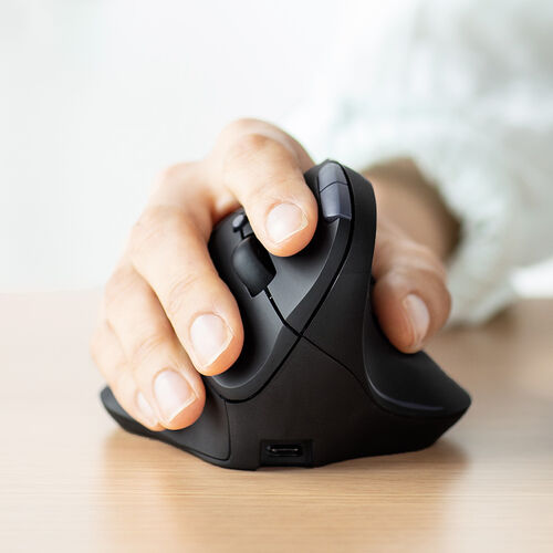 エルゴマウス 静音マウス コンボマウス 2.4GHz Bluetooth 5ボタン 充電