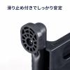 3WAYフットレスト 無段階 角度調整 3段階高さ調整 オットマン デスク用 足置き台 ブラック