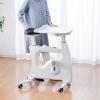 エアロバイク デスク&チェア(フィットネスバイク・8段階負荷調整・キャスター付き・静音ペダル)
