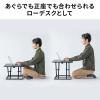 【アウトレット】卓上スタンディングデスク 幅67cm 高さ調整4.5～40.5cm ブラック