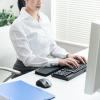 【アウトレット】キーボード用リストレスト(フルキーボード用・クッション・疲労軽減・ブラック)