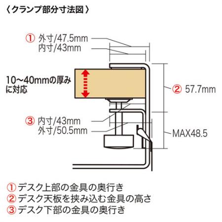 ケーブル配線トレー(メッシュ・クランプ式・汎用タイプ) CB-CT5