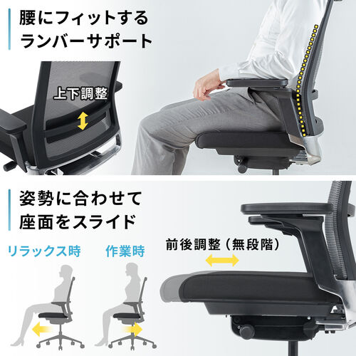 スイングチェア ヘッドレスト付き メッシュチェア シンクロ スイングチェア ヘッドレスト付き メッシュチェア シンクロ