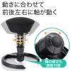 エルゴノミクスチェア(人間工学オフィスチェア・高さ調節・上下昇降デスク対応・swopper・aeris社製・ブラック)