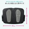 フットレスト デスク下 オフィス スウィング 足置き 足置き台 角度3段階調整