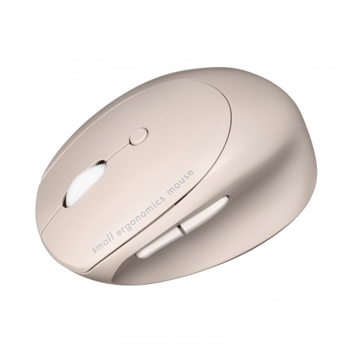 【アウトレット】小型エルゴノミクスマウス Bluetooth接続 静音 5ボタン マルチペアリング対応 FREEROシリーズ ベージュ