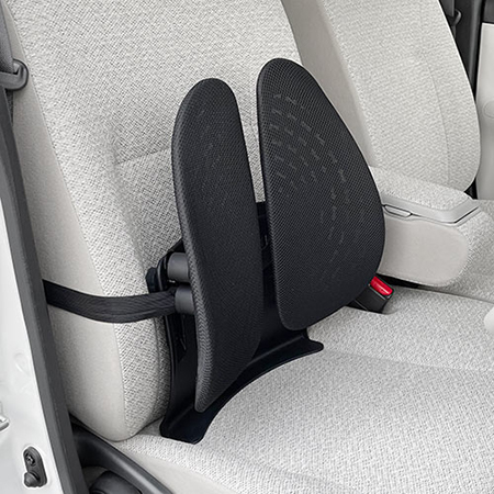 ランバーサポート(デュオレスト型・背もたれ・人間工学・姿勢矯正