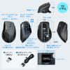 ワイヤレスエルゴマウス 8ボタン 多機能 液晶画面 Bluetooth / 2.4GHzレシーバー 充電式 ブラック