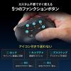 ワイヤレスエルゴマウス 8ボタン 多機能 液晶画面 Bluetooth / 2.4GHzレシーバー 充電式 ブラック