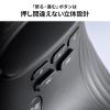 ワイヤレスエルゴマウス 8ボタン 多機能 液晶画面 Bluetooth / 2.4GHzレシーバー 充電式 ブラック
