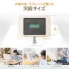 書見台 ブックスタンド 読書台 360度回転式台座 無段階高さ調整