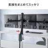 【アウトレット】モニターアーム 3画面用 27インチ対応 横並び クランプ固定式