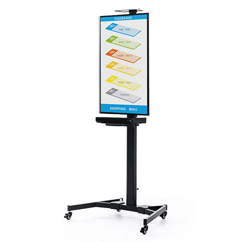 液晶テレビスタンド ハイタイプ キャスター付き 手動上下昇降 32型～75