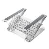 アルミノートパソコンスタンド(キーボード収納・ノートPCスタンド・放熱対策)