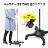iPad・タブレットアームスタンド(フレキシブルアーム・キャスター付き・フロアスタンド・寝ながら・高さ調節可能・4.5・8・10.5対応)