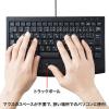 【アウトレット】コンパクトキーボード(トラックボール・ブラック)