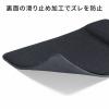 リストレスト付き マウスパッド  低反発クッション 抗菌 ブラック