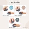 【アウトレット】有線エルゴマウス USB接続 小型 静音 5ボタン 戻る/進むボタン搭載 DPI切替 ブルーLED FREEROシリーズ ブラック