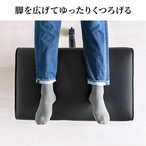 幅広オットマン 幅72cm 360°回転 キャスターつき YT-SNCH036