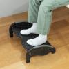 【アウトレット】フットレスト オフィス 姿勢 2WAY テレワーク デスクワーク 薄型 軽量