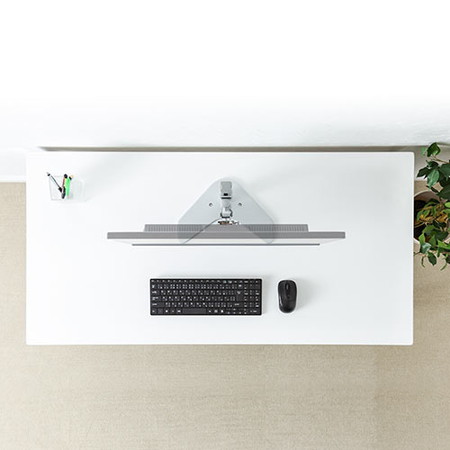 モニタースタンド(卓上設置・VESA75/100対応・高さ調整可能・据え置き