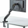 液晶モニターアーム(耐荷重2~6.5kg・水平垂直可動・ガス圧・フリー可動式・ガス圧・クランプ)