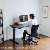 電動昇降デスク(スタンディングデスク・幅140cm・奥行70cm・木目調・高さメモリー付き・座りすぎ防止・ホワイトフレーム・濃い木目天板・ブラウン天板)