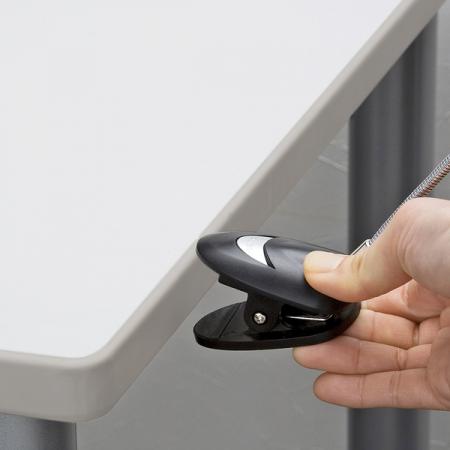 Ledライト Usbタイプ 10灯 クリップ式 小型 フレキシブルアーム ブラック Usb Toy59 エルゴノミクスショップ