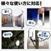 LEDライト 防水 電池容量7800mA USB充電式 720ルーメン 三脚固定 多目的ライト シルバー