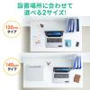 スタンディングデスク(手動昇降式・座りすぎ防止・幅120cm・奥行70cm・濃い木目)