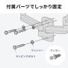 壁設置用 モニターアーム 2画面 ガス圧式 上下左右調整 耐荷重10kg ブラック