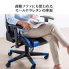 【アウトレット】ゲーミングチェア(ハイバック・バケットシート・リクライニング・ロッキング・ヘッドレスト・ランバーサポート・肘掛け付き・布張り/PUレザー・グレー)