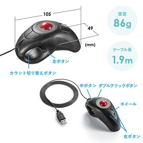 ごろ寝マウス 寝たままマウス トラックボールマウス Dpi切替 左利き右利き両対応 Yt Ma0 エルゴノミクスショップ ごろ寝マウス 寝たままマウス トラックボールマウス Dpi切替 左利き右利き両対応 Yt Ma0 エルゴノミクスショップ