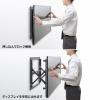 【アウトレット】プッシュ式壁掛け金具 32～65型対応　総耐荷重50kg