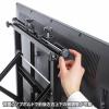 【アウトレット】プッシュ式壁掛け金具 32～65型対応　総耐荷重50kg
